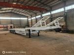 Professional Sale Steel Heavy Duty Lowbed Type 3 Axle Low Loader Low Bed Semi
