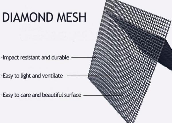 Light Grey 2m Ss304 Ss316l Stainless Steel Diamond Wire Mesh Netting Bullet