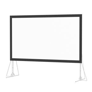China 100 Inch Foldable Projector Screen Aluminum Housing With Wheels wholesale