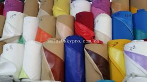China Raw Synthetic Material PU Leather Embossed Logo for Garment Sofa Faux Rexine wholesale