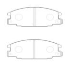 D4029 Disc Brake Pads Isuzu Faster Rodeo Pickup Tfr D363 Non Asbestos Brake