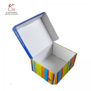 China Pantone Printing Foldable Corrugated Shoe Box . Shoe Packaging Box in various colors wholesale