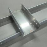 Customized Sheet Metal Cable Tray Silver For Organized Cable Management 50mm