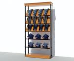 5 Layers Wood Retail Clothing Display Racks For Trousers OEM / ODM Available