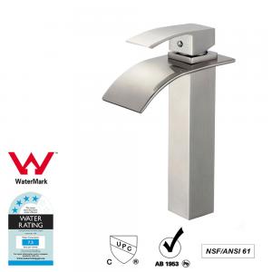 China Mechanical Wash Basin Taps , Bathroom 360 Swivel Deck Mount Faucet wholesale