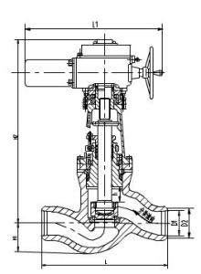 China Grey Cast Iron Electric Valve Actuator, Check Value J61Y-32 wholesale