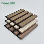 Factory Custom Akustik Panel Wood Slat Panel For Hotel Apartment Office Building