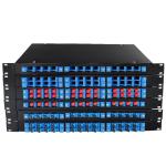 4 8 12 24 Port 19" Optic Fiber FC SC LC ST Connector Junction Box Wall or Rack