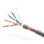 ETL UTP FTP SFTP Cat5e Bulk Cable 1000 Ft 24awg 4 Pair Twisted LAN Cable