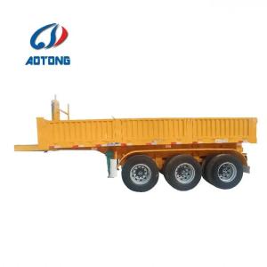 China Semi-Trailer 40 Cubic Meter Dump Tipper Truck Self Unloading Rear Tipper Semi Trailer wholesale