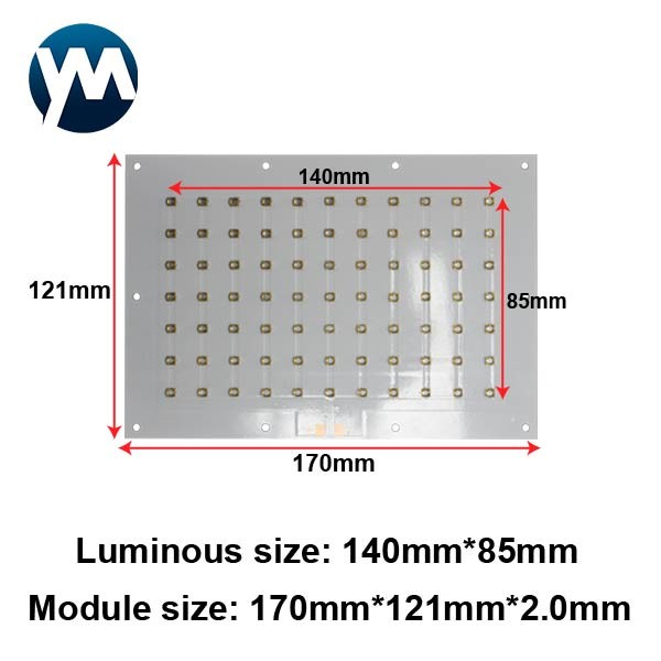 UV Light Module 230W 3535 Quartz Lens Lamp Beads 365nm Curing Module