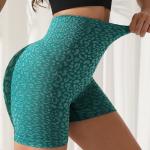 Hip-lifting fitness shorts women's tight high-waisted running speed-dry three