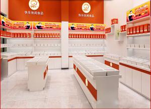 China Customized Size Fast Food Kiosk , Bulk Candy Kiosk For Snack Store / Candy Shop wholesale