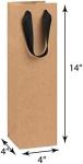 Wine Gift Bags - Wine Gift Bag With Scratch Paper Panel For Personalized