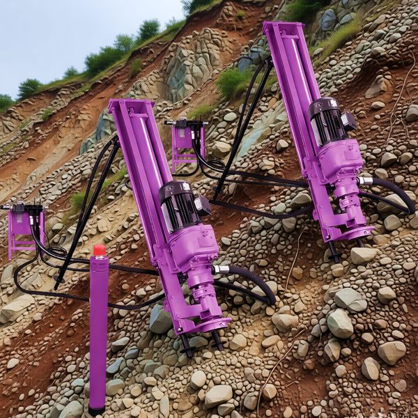 Multiple Angles Blast hole Drilling Machine Pneumatic Rock Drilling Rig Portable DTH Drilling Rig