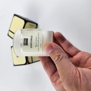 China OEM Custom Candle Label Printing Personalized Spot UV Metallic Candle Labels wholesale