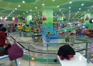 China Indoor / Outdoor Children'S Amusement Rides Mini Shuttle Ride Erosion Resisting wholesale