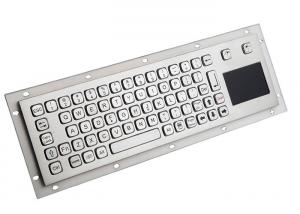 China Waterproof Keyboard with Mouse Touchpad Stainless Steel for Kiosk on sale