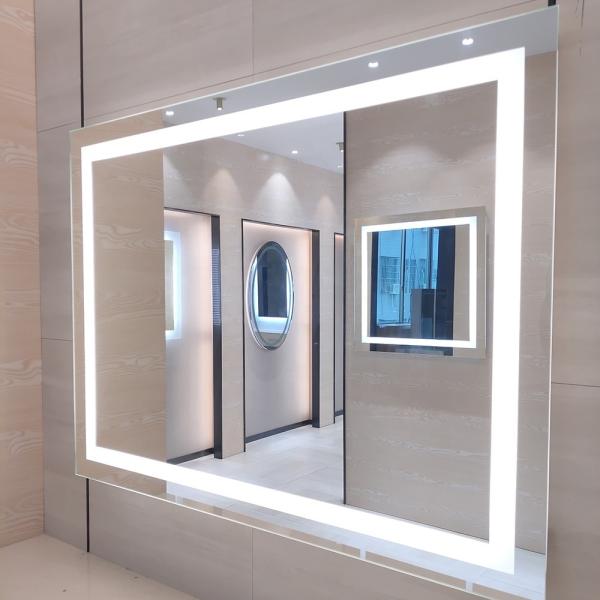 Modern Hotel Home Furniture Big Wall Mirror with 3000K/4000K/6000K Color