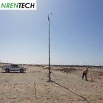15m Aluminum Mobile Crank Up Telescopic Radio Antenna Mast 10kg payloads