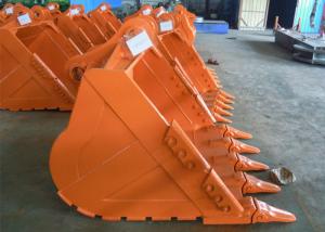 China High Abrasion Excavator Rock Bucket , Excavator Screening Bucket Excellent Bending Ability wholesale