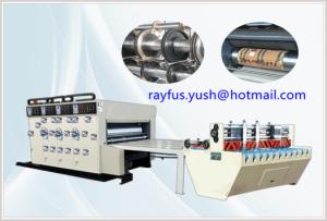 China High Efficiency Flexo Printer Slotter Die Cutter Three Four Colour Printing wholesale