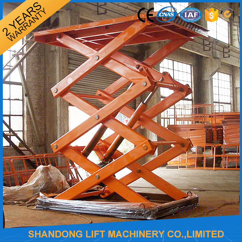 Electro Hydraulic Scissor Lift Table with Explosion Proof Safety Device 2500kgs Loading capacity