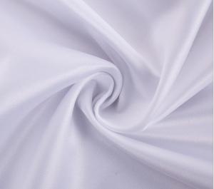 China Peach Skin Twill Polyester Knit Fabric 75 * 150D Yarn Count Customized Color wholesale