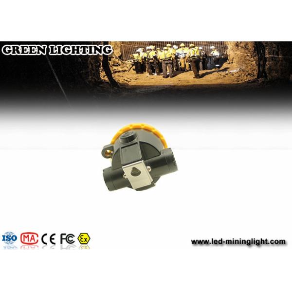 170g yellow GL-T2 wireless intrinsically safe mining headlight with 2.2Ah Li-ion Battery with PP meterial