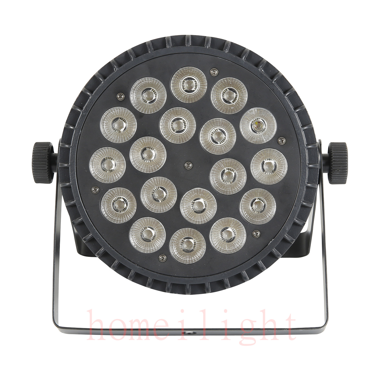 18*18w RGBWA UV 6 in 1 Flat Par Can LED Bright Par Light For Stage Event Lighting Easy