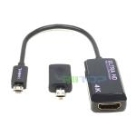 MHL3.0 to HDMI 2Kx4K ULTRA HDTV Adapter Cable For Samsung Galaxy Note 4/Edge S5