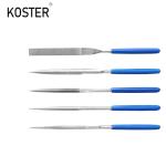 10PCS Plastic Coated Grip Handle Diamond Electroplated Abrasive Needle File