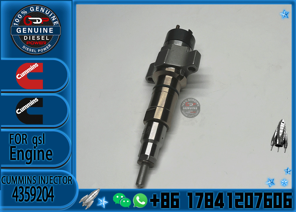New Original common rail injector 4359204 diesel fuel injector assy 4327072 4954927 4359204 for cummins