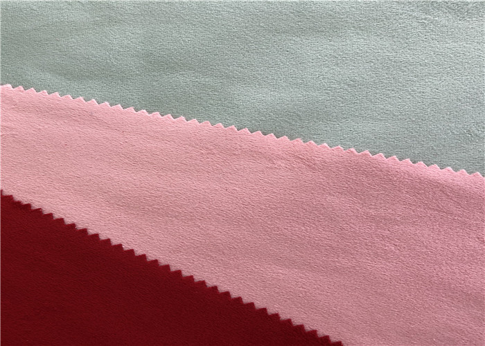140gsm Microfiber Suede Velvet Fabric For Garment Clothes 100% Polyester