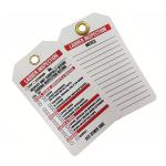 Waterproof Plastic Safety Tags for Enhanced Workplace Safety