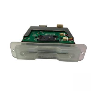 China ISO 7816 Manual Insertion Semi Transparent Bezel RFID Smart Card Reader on sale