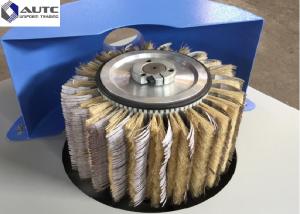 China Sisal +Sandpaper Mixture Wire Wheel Brush , Small Wire Brush PP Steel wholesale