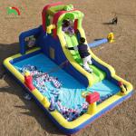 Kids Party Wet DryInflatable Bounce House Water Slide Bouncer Combo With Bigger