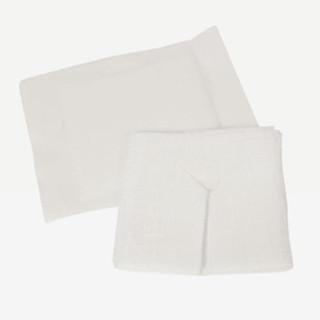 Unfolded White 12Ply Sterile Absorbent Tracheotomy Gauze Swabs / Gauze Dressings