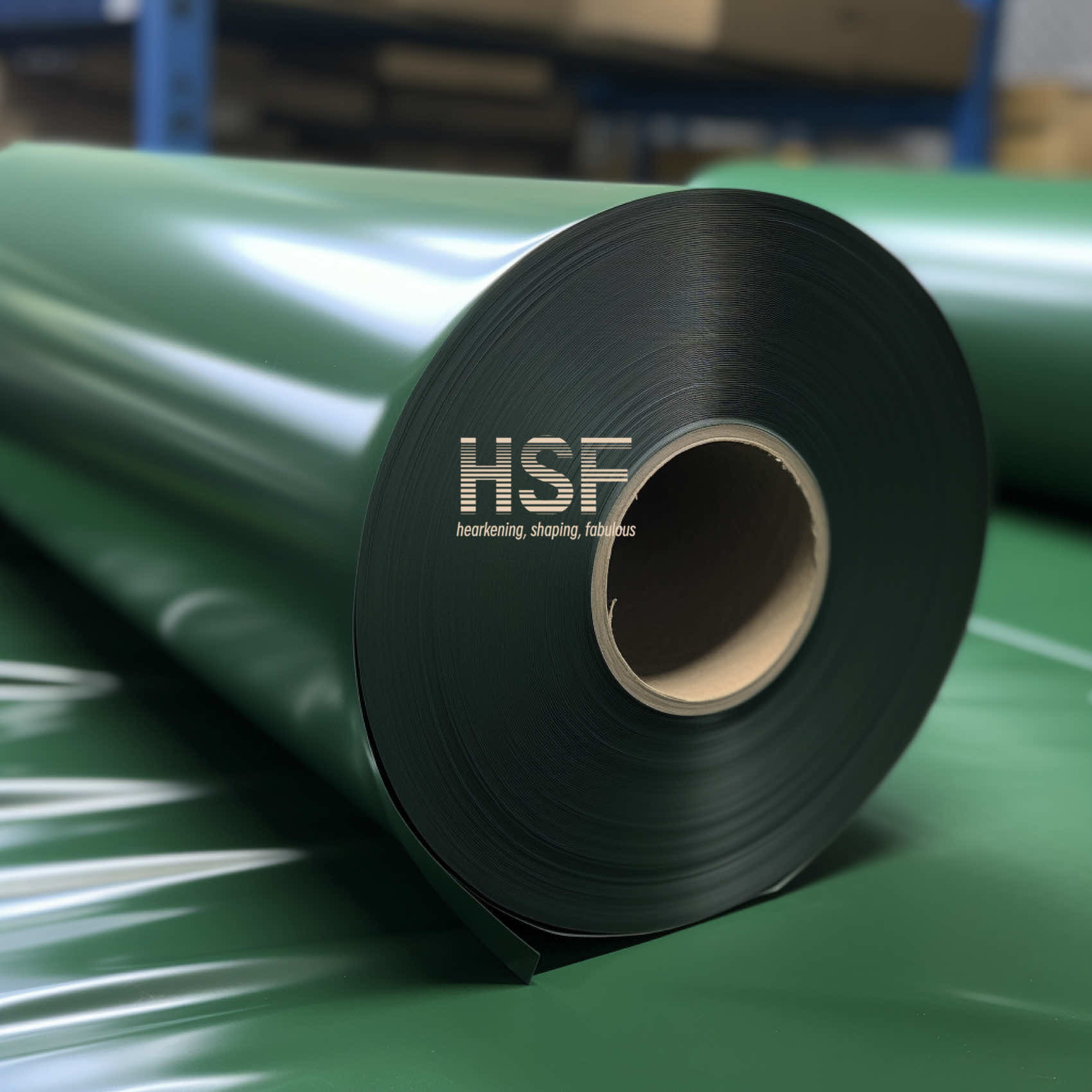 80 Micron Opaque Dark Green High Density Polyethylene Film For Industrial Packaging