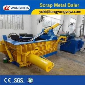 China 18.5kW Scrap Metal Baler Machine Width 250mm Hydraulic Aluminum Can Baler wholesale
