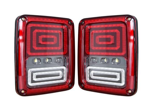 Waterproof 24w 12v 24v Led Stop Tail And Turn Lights For Jeep Wrangler High