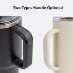 OEM ODM Quencher Cups Stainless Steel Vacuum Travel Mug 40oz Tumbler With Handle