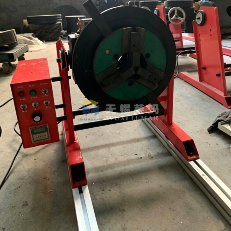 300kg Automatic Welding Positioner, Chuck Rotary Welding Turning Table for Pipe Tank Welding