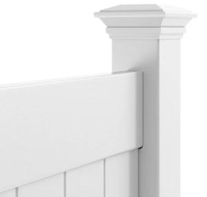 China Garden Outdoor White PVC Plastic Vinyl Privacy Fencing wholesale