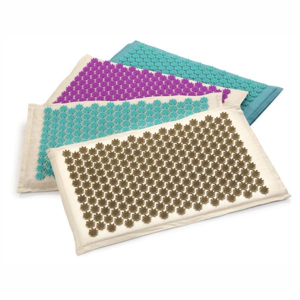 Lotus Spike Electric Back Massager Accupressure Mat Linen Fabric Material