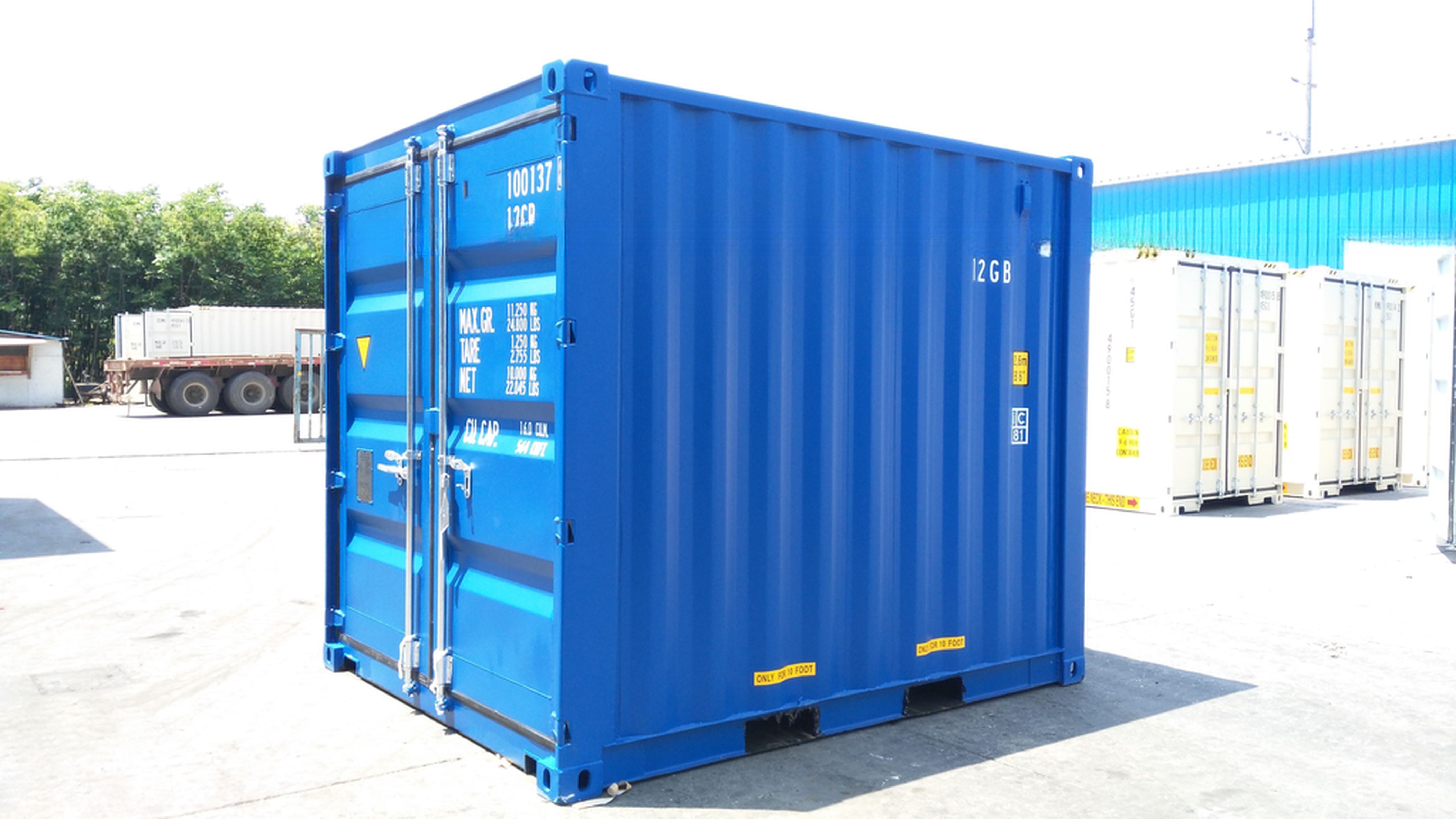 10 ft 10ft 10 feet Portable Storage 10 Foot 3 meter Length Corten Steel Shipping Container LOGO Optional SPA-H Corten-A