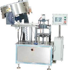 China Automatic Packaging System Aerosol Product Screw Capping Machine 150 Bottles / Min PLC wholesale