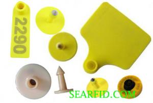 China RFID animal ear tag, Cow, Sheep, Pig, Rabbit, Pet ear tag, Animal identification ear tag, ISO11784, ISO11785, FDX-B wholesale