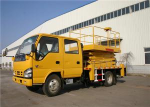China ISUZU Chassis 4x2 Drive 22M Telescopic Boom Truck Mounted Aerial Platforms 90km/H on sale